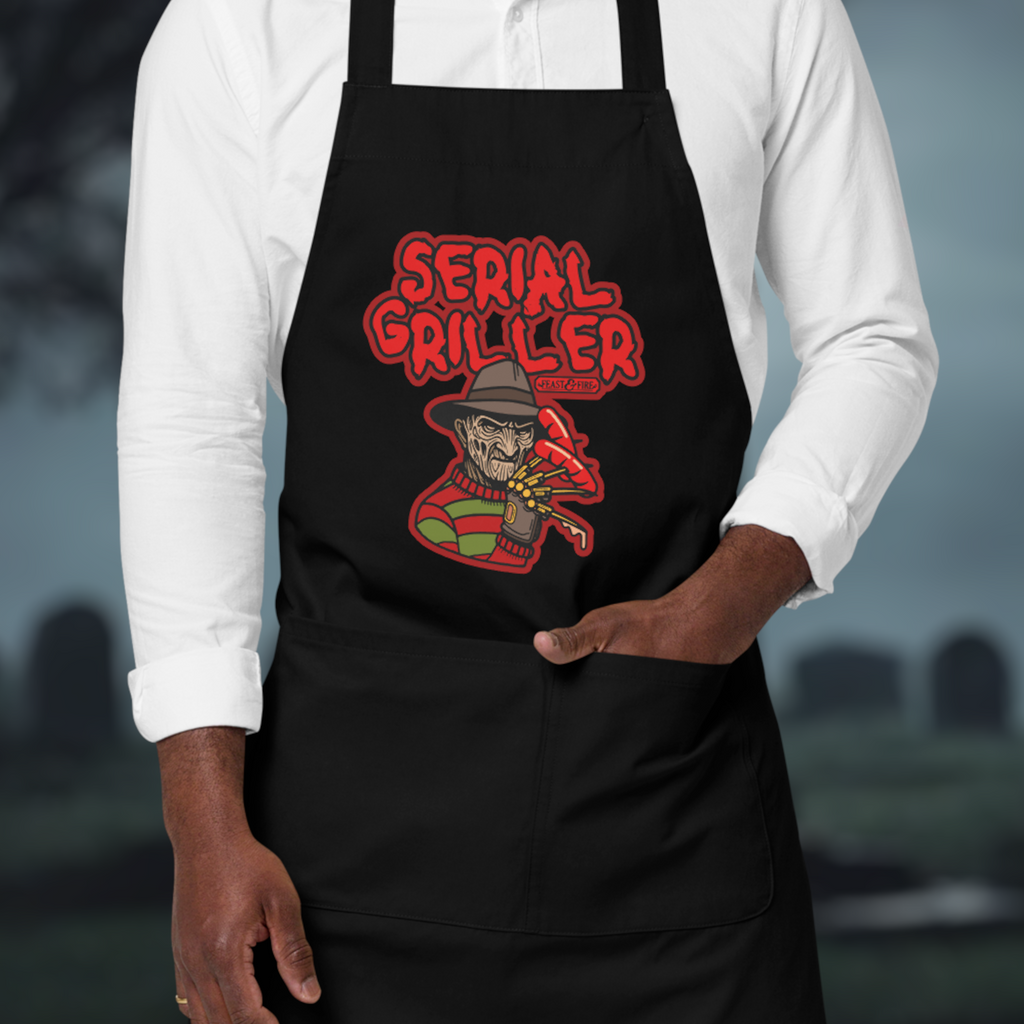 Organic Cotton Apron - SERIAL GRILLER