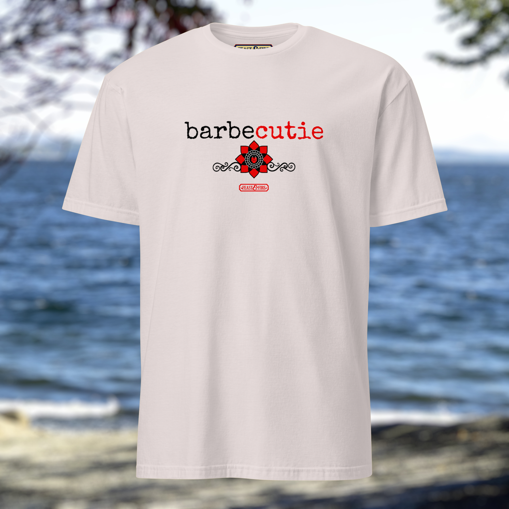 T-Shirt - BARBECUTIE GOTH LADYBUG - BLACK TEXT