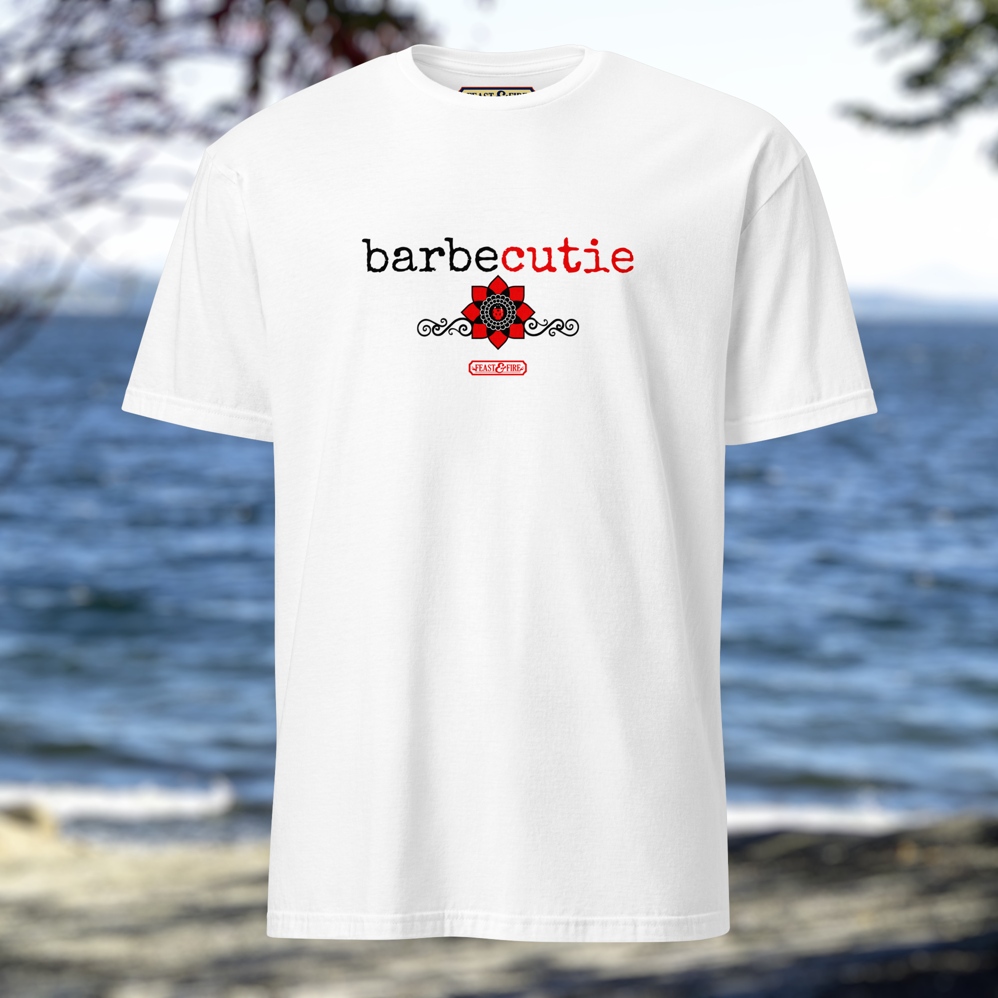 T-Shirt - BARBECUTIE GOTH LADYBUG - BLACK TEXT