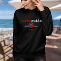 Sweatshirt - BARBECUTIE GOTH LADYBUG - WHITE TEXT