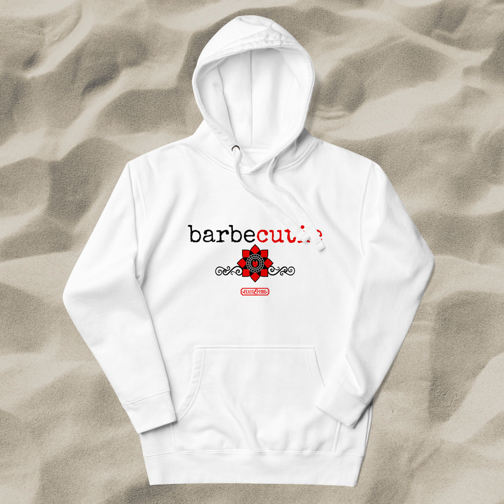 Hoodie - BARBECUTIE GOTH LADYBUG BLACK TEXT