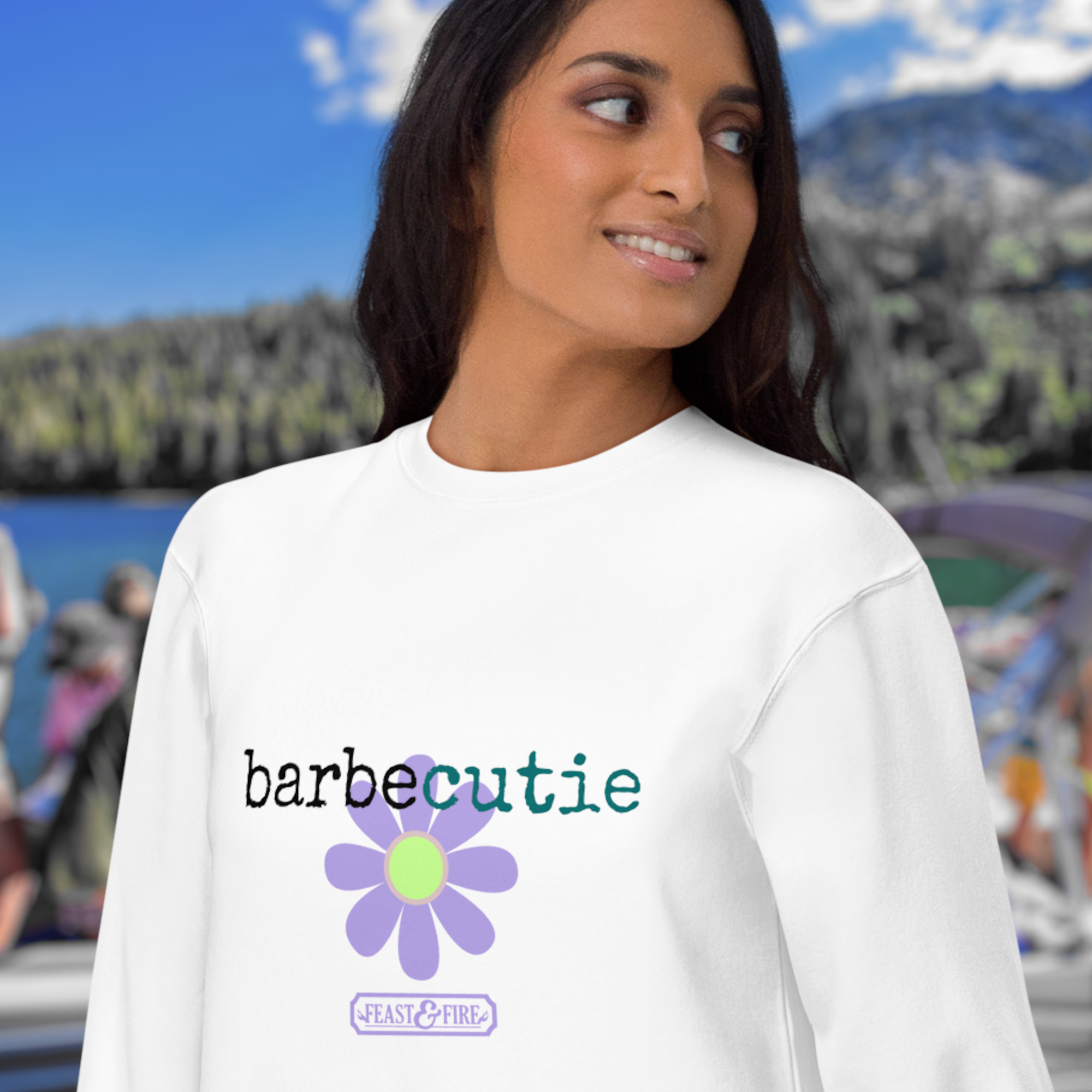 Sweatshirt - BARBECUTIE LAVENDER