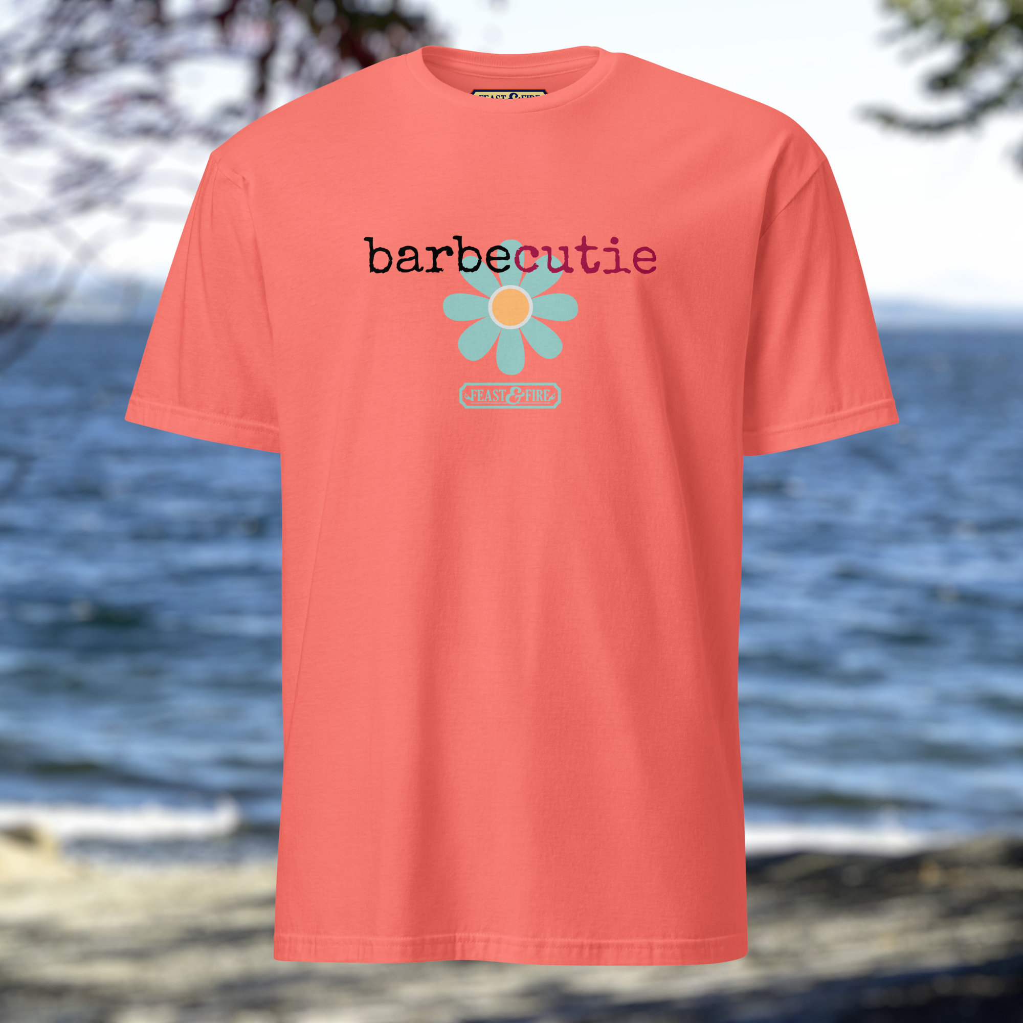 T-Shirt - BARBECUTIE - TURQUOISE