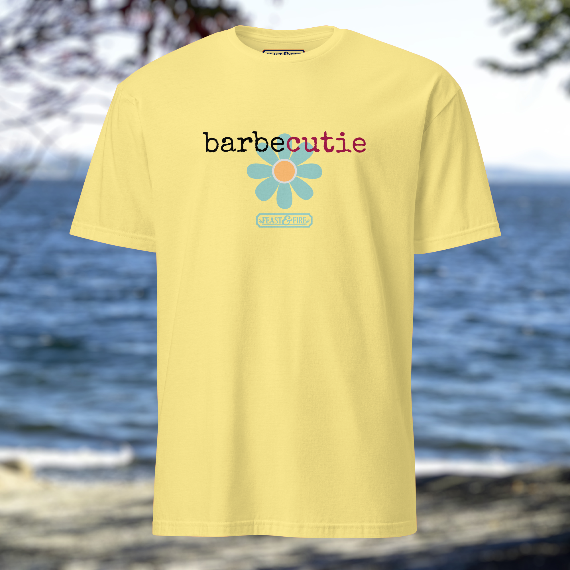 T-Shirt - BARBECUTIE - TURQUOISE