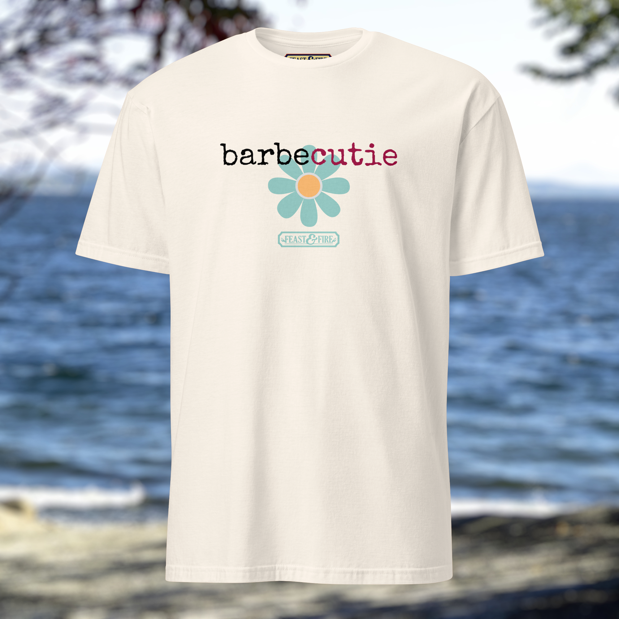 T-Shirt - BARBECUTIE - TURQUOISE