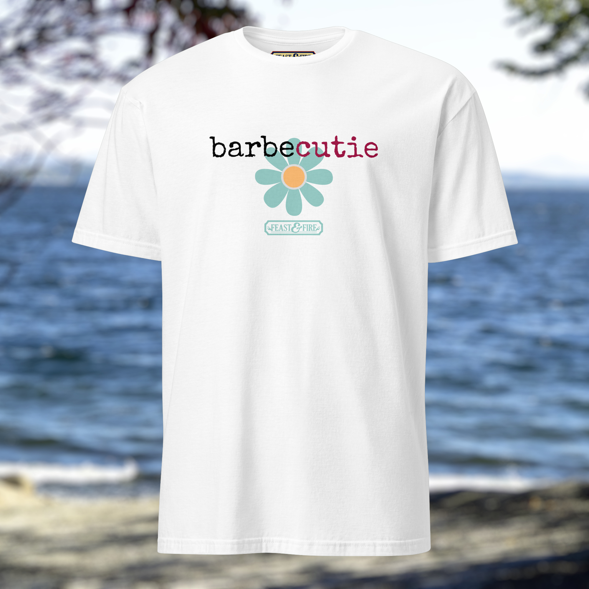 T-Shirt - BARBECUTIE - TURQUOISE