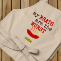 Apron - BRATS - DARK TEXT