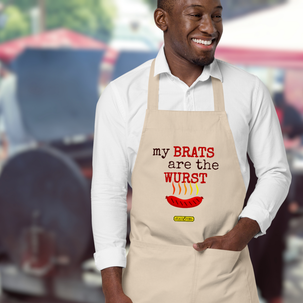 Apron - BRATS - DARK TEXT