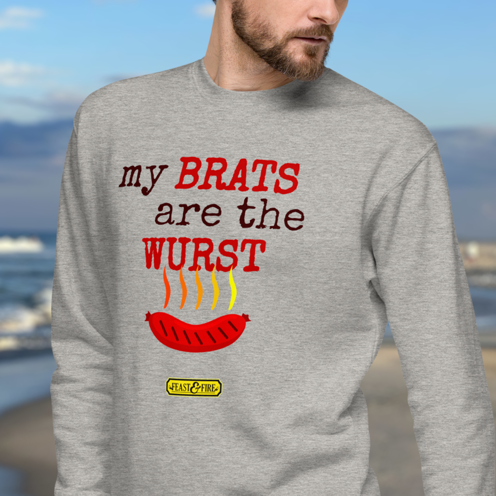 Sweatshirt - BRATS - DARK TEXT