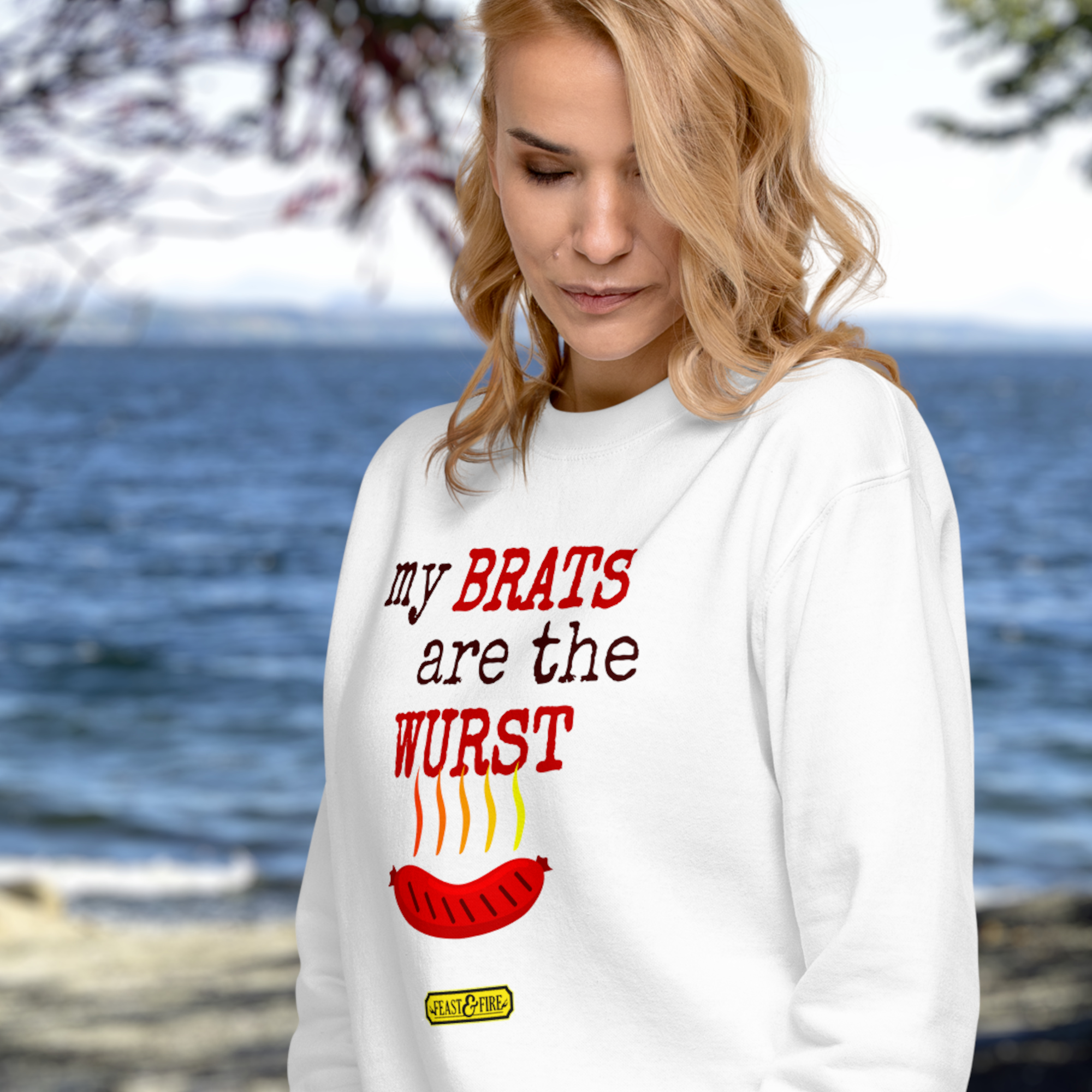 Sweatshirt - BRATS - DARK TEXT