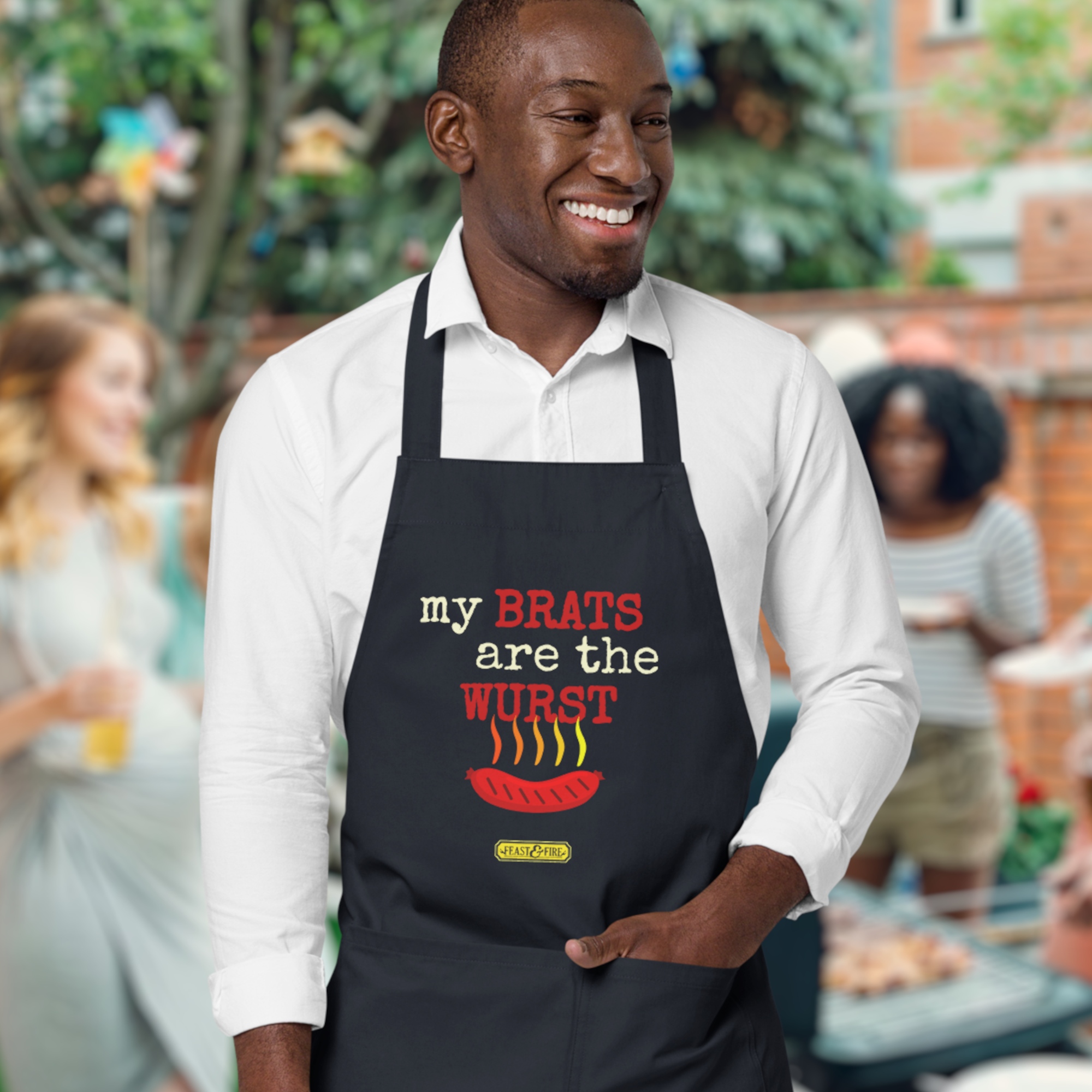 Apron - BRATS - LIGHT TEXT