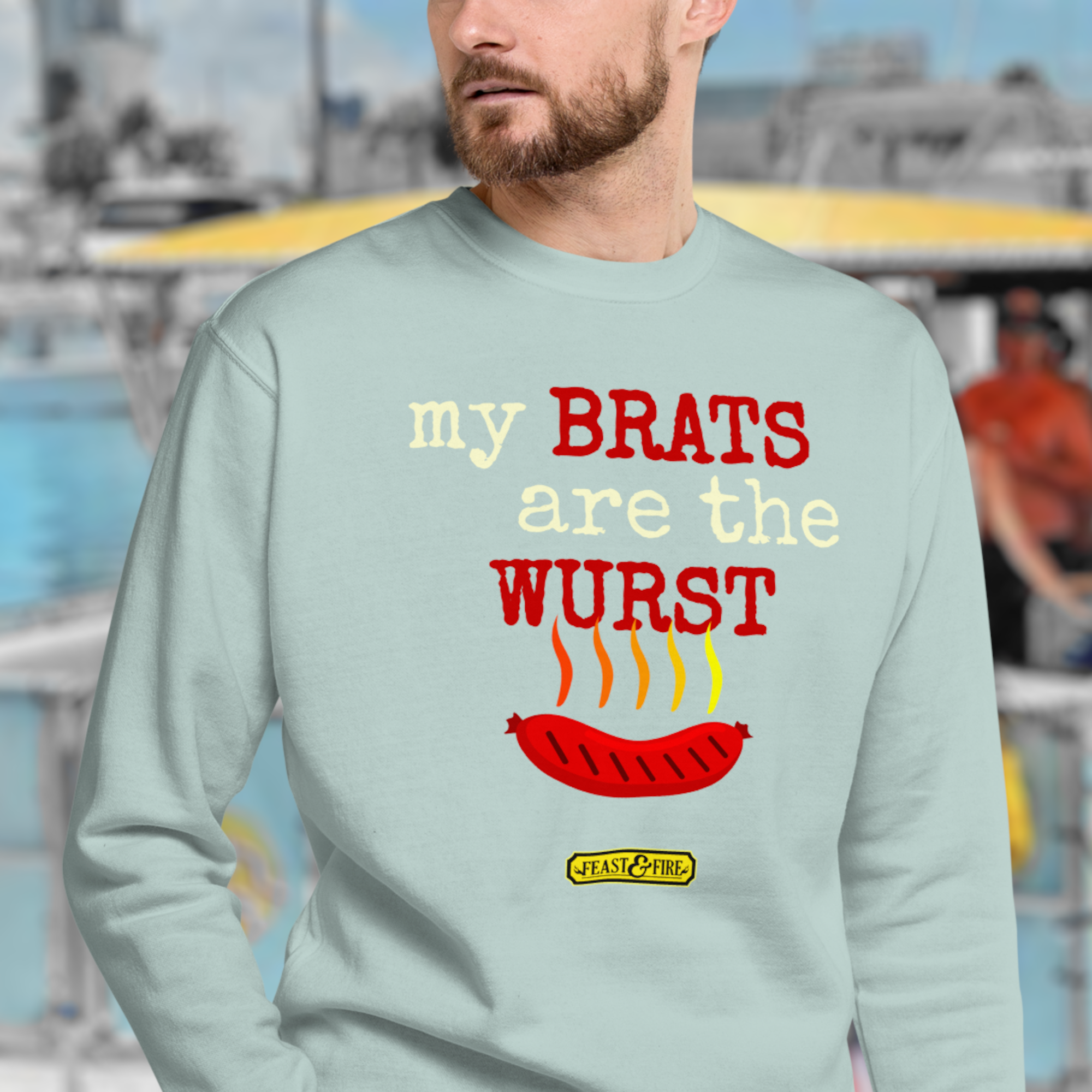Sweatshirt - BRATS - LIGHT TEXT