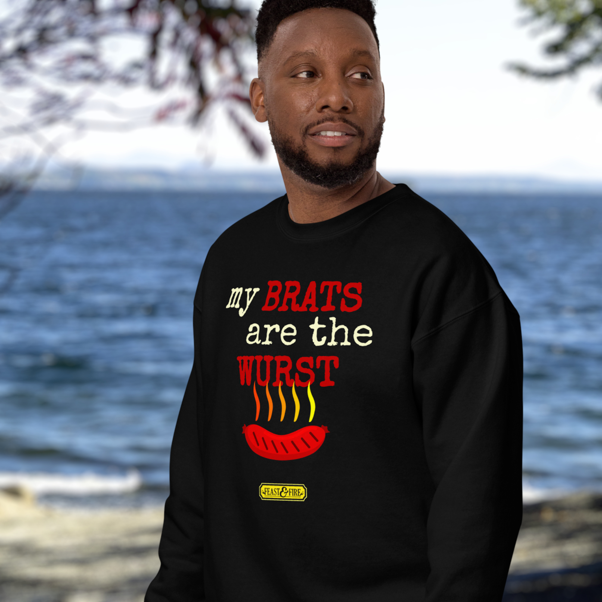 Sweatshirt - BRATS - LIGHT TEXT