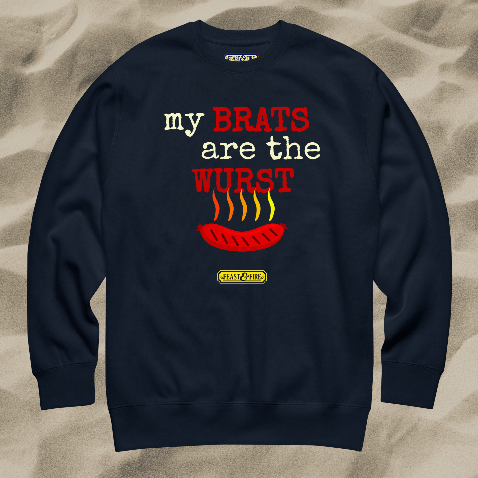 Sweatshirt - BRATS - LIGHT TEXT