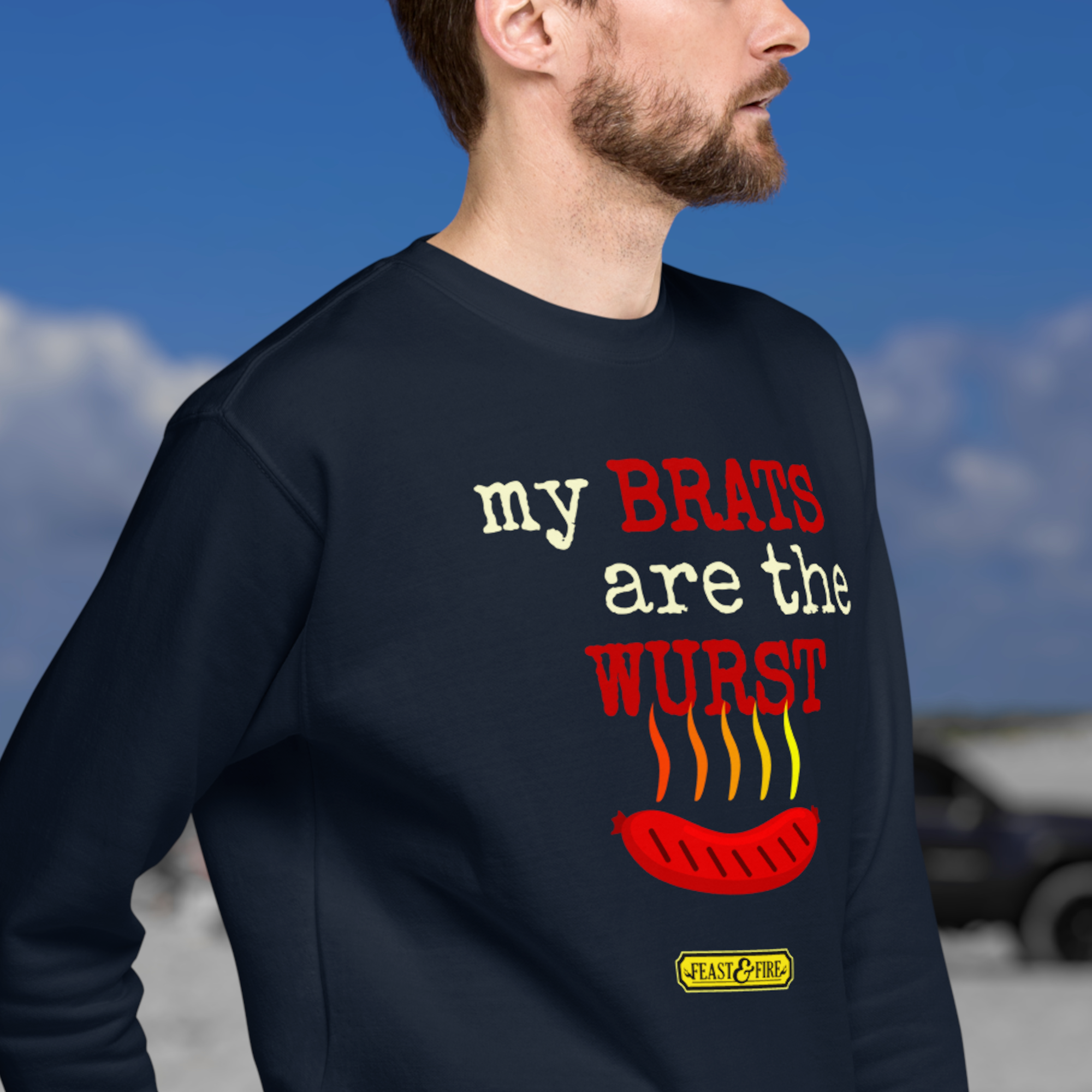 Sweatshirt - BRATS - LIGHT TEXT