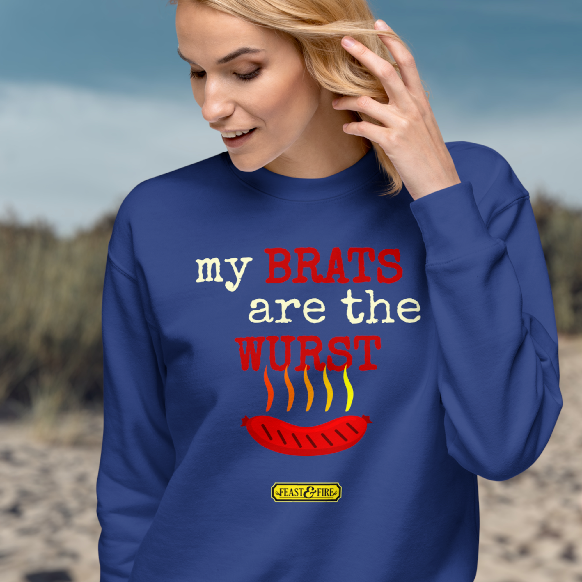 Sweatshirt - BRATS - LIGHT TEXT