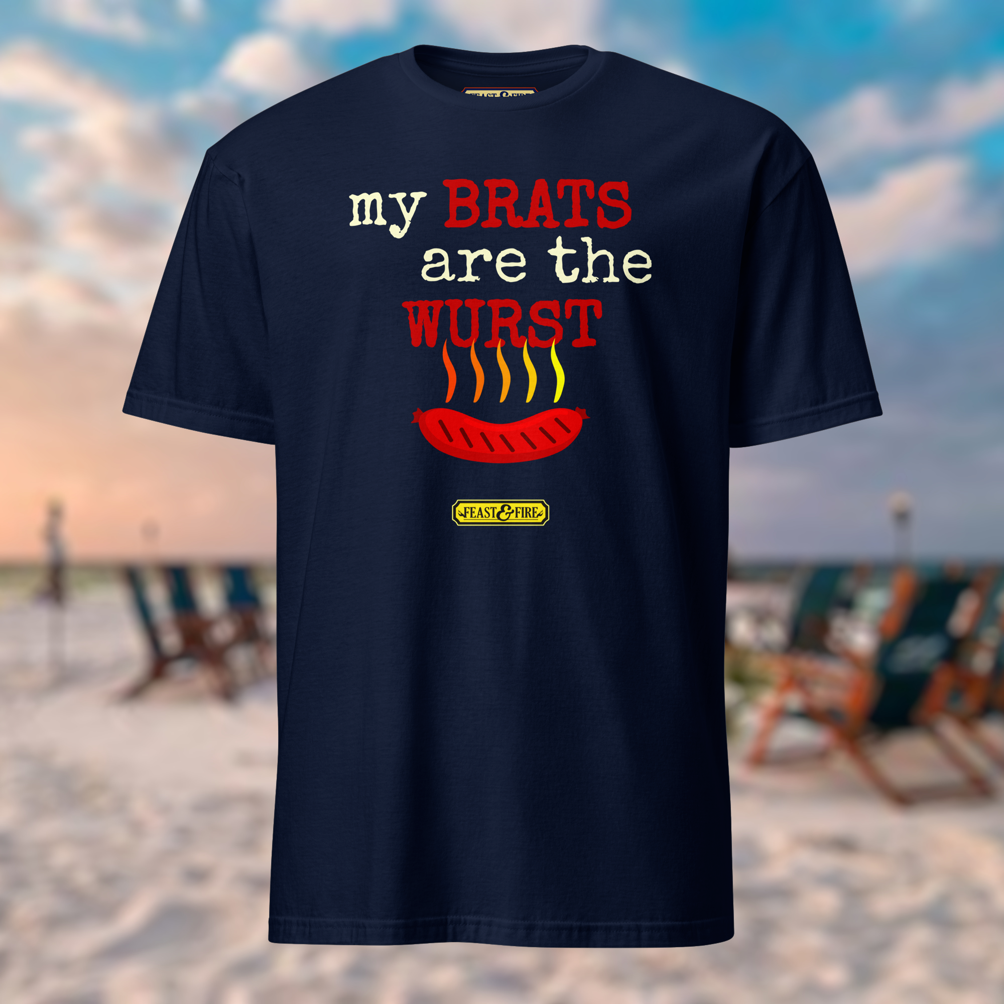 T-Shirt - BRATS - LIGHT TEXT