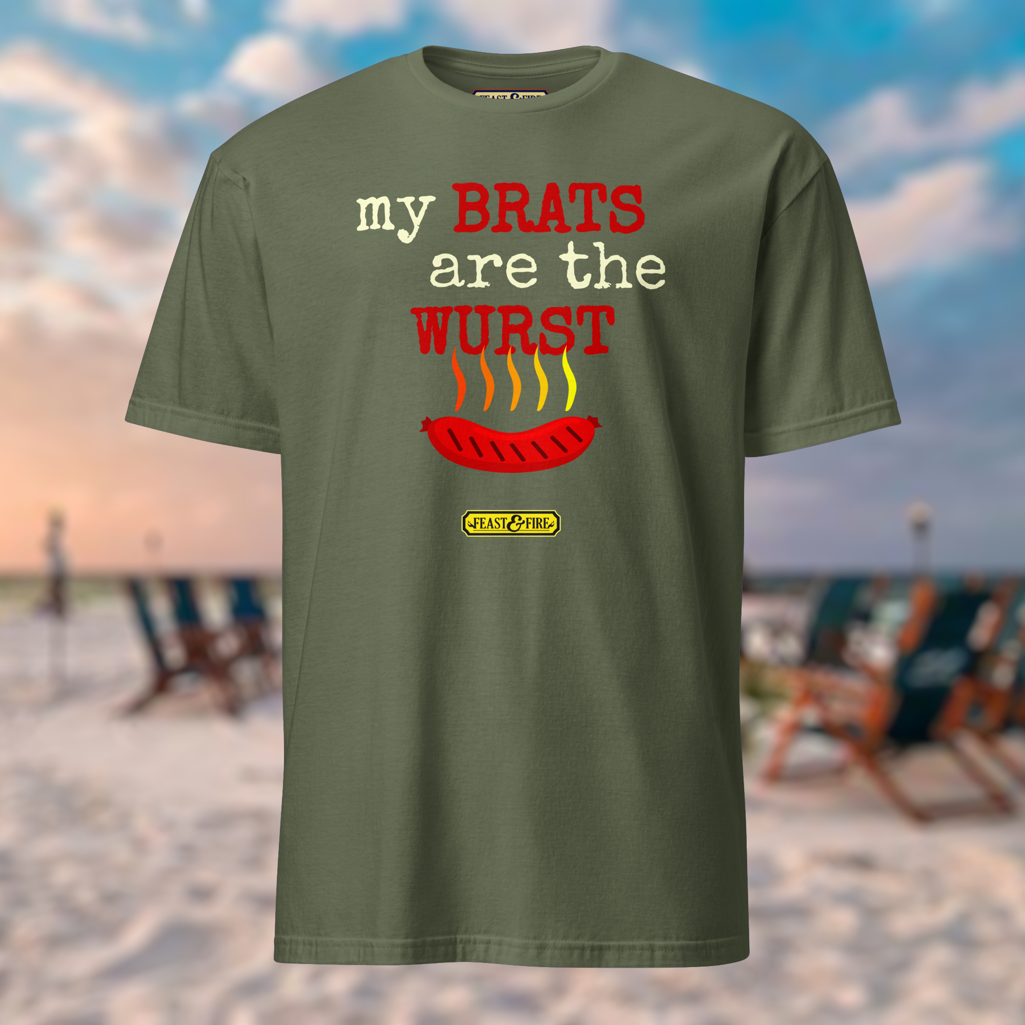 T-Shirt - BRATS - LIGHT TEXT
