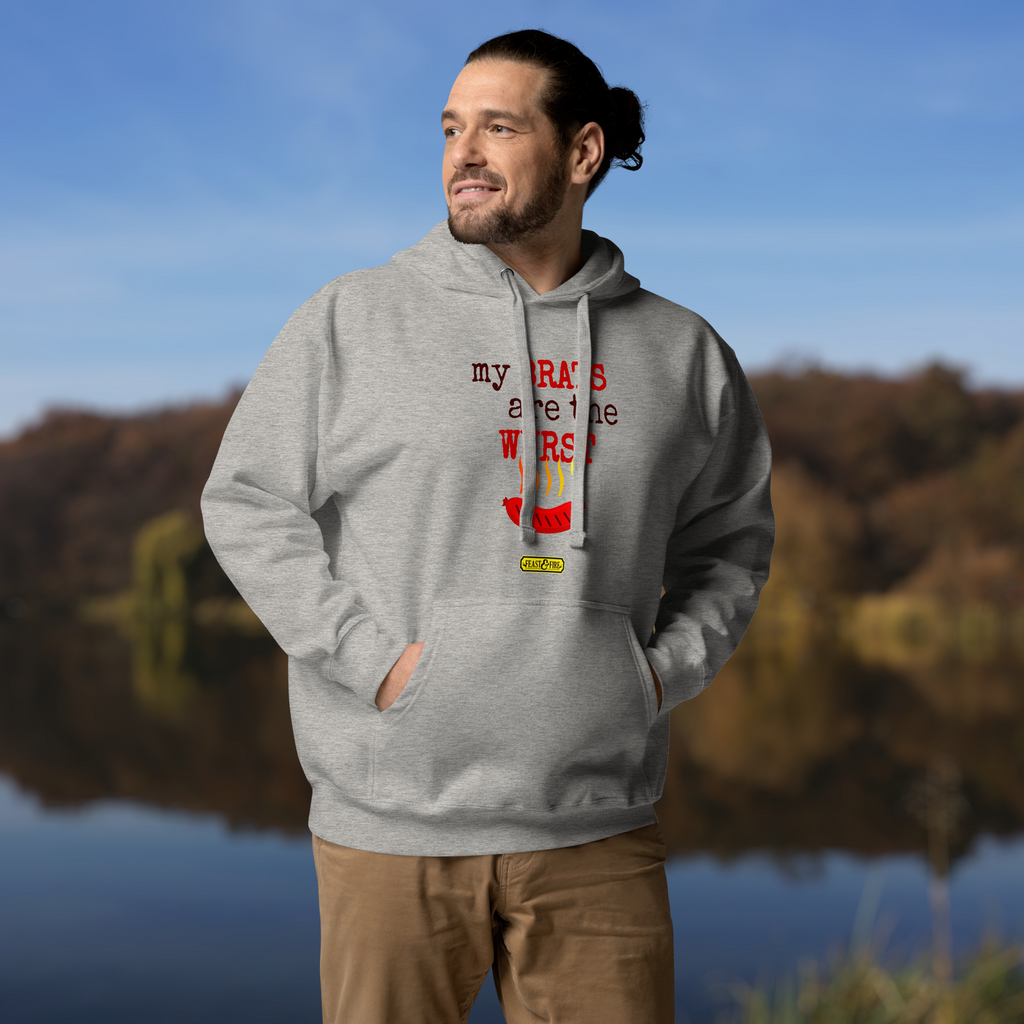 Hoodie - BRATS DK BROWN TEXT