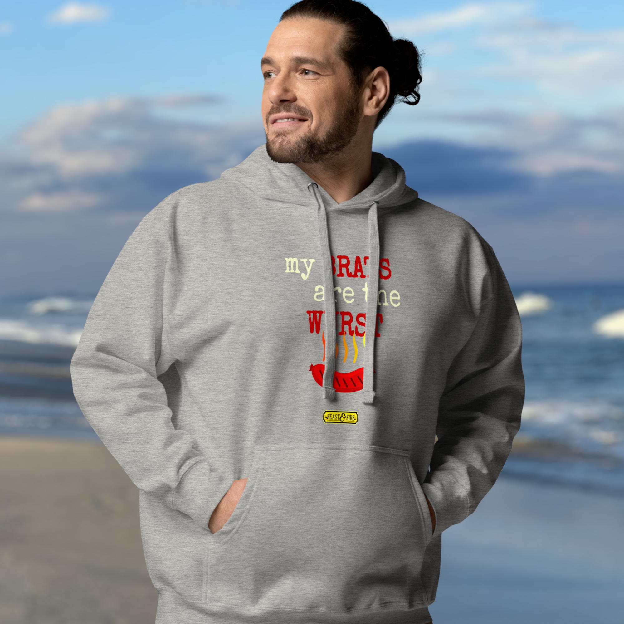 Hoodie - BRATS LIGHT TEXT