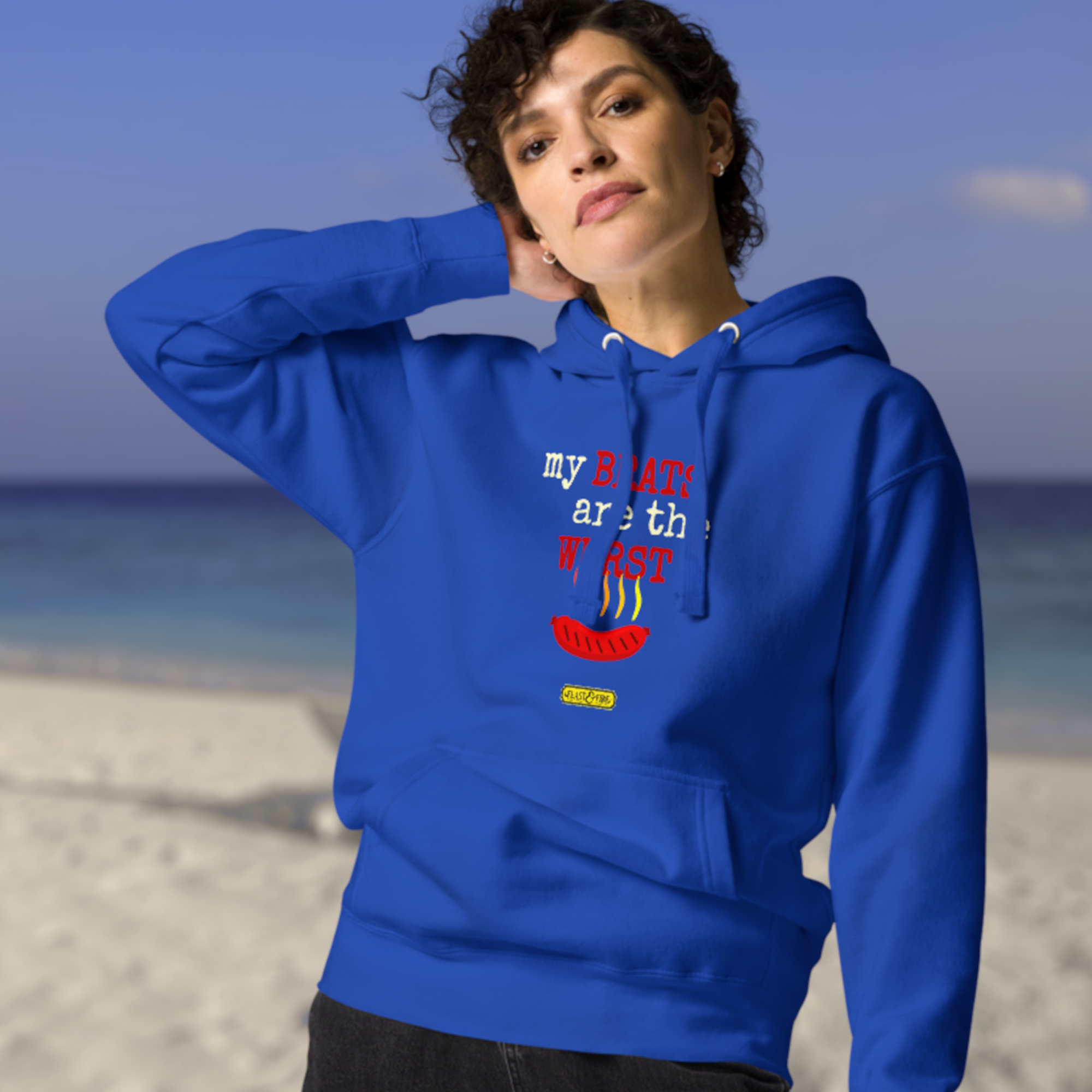 Hoodie - BRATS LIGHT TEXT