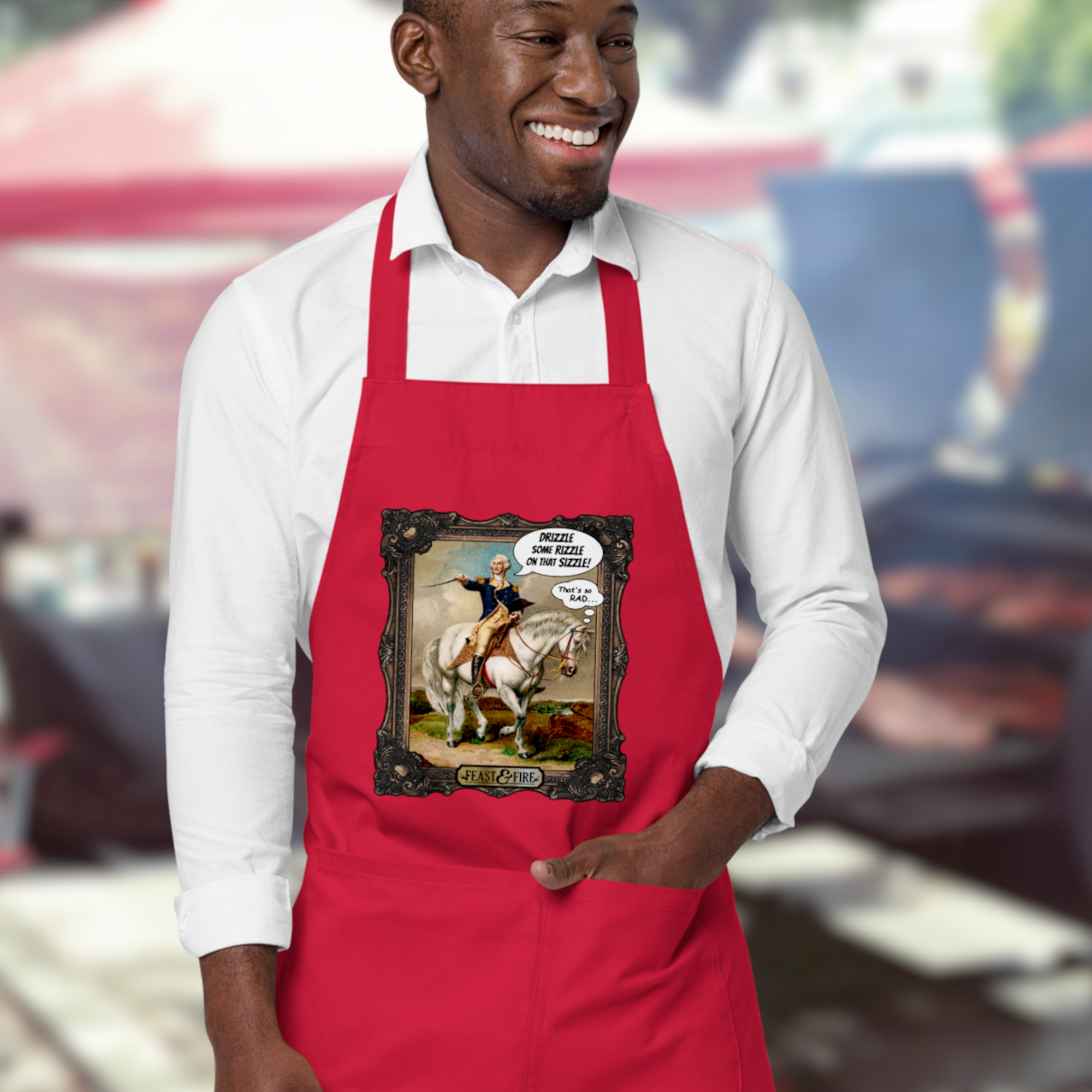 Apron - DRIZZLE RIZZLE SIZZLE