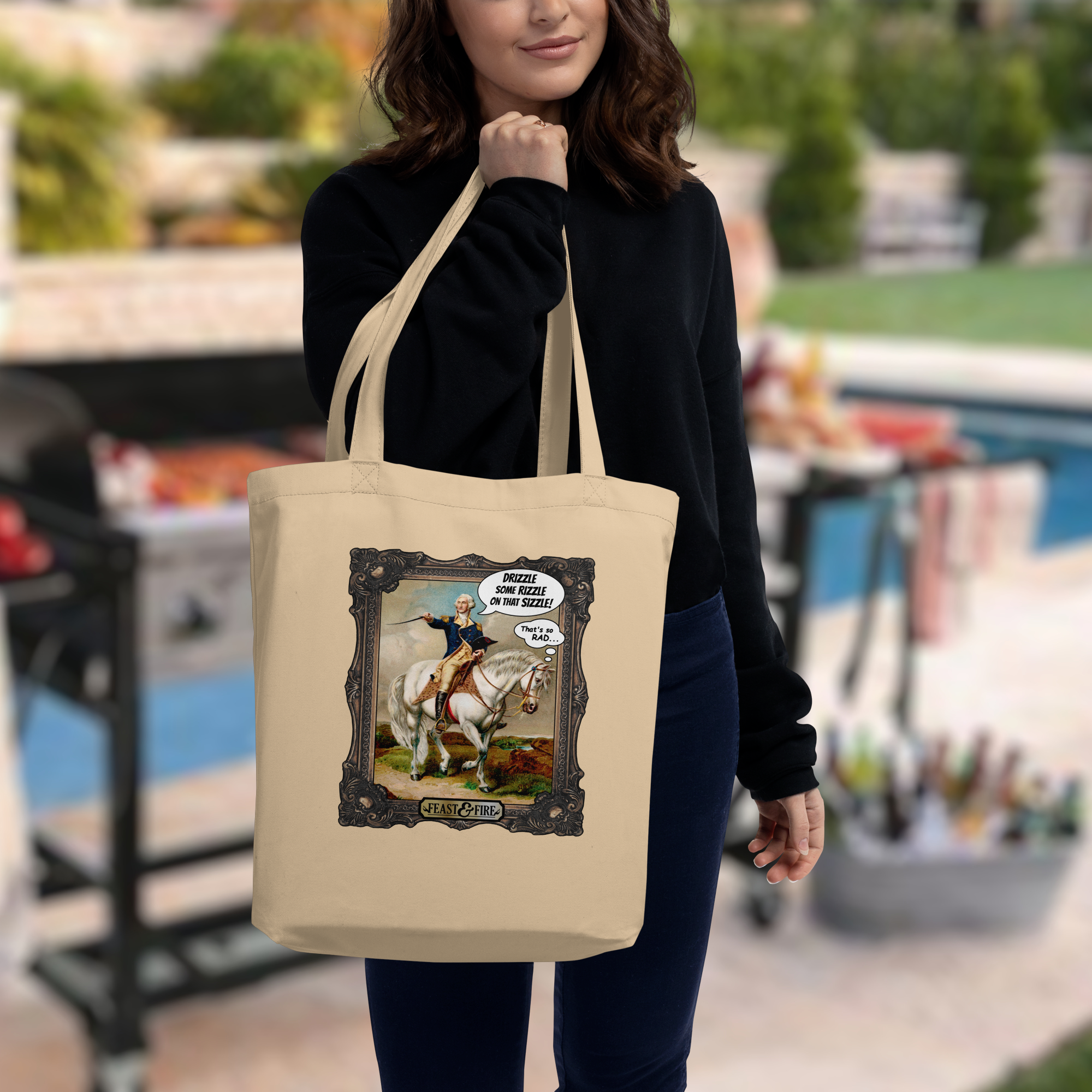 Eco Tote Bag - DRIZZLE RIZZLE SIZZLE