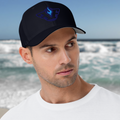 Flexfit Structured Twill Cap - SPECIAL EDITION - GHOST LOGO NAVY - BLUE FLAME