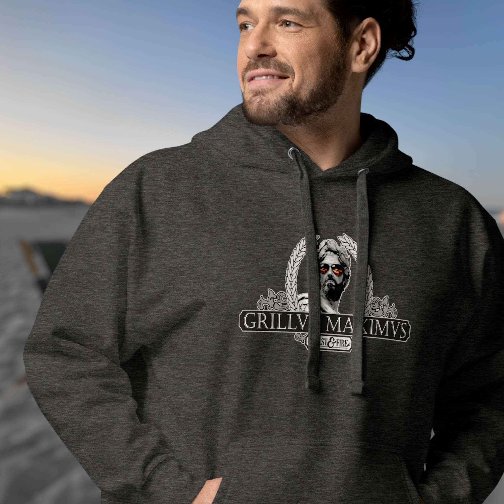 Hoodie - GRILLVS MAXIMVS BANNER & SCROLLS