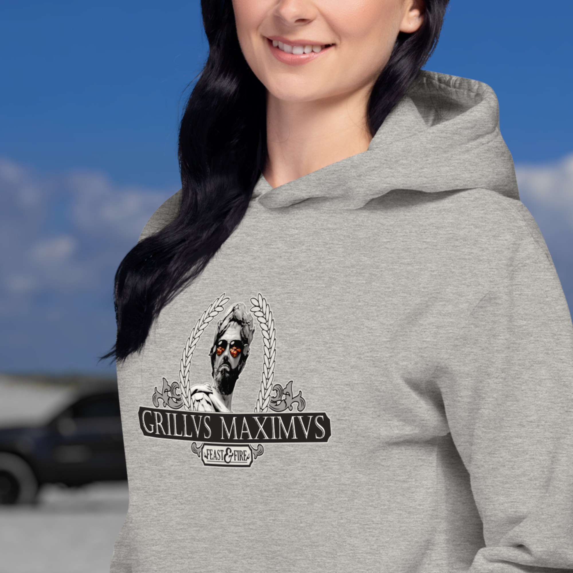 Hoodie - GRILLVS MAXIMVS BANNER & SCROLLS
