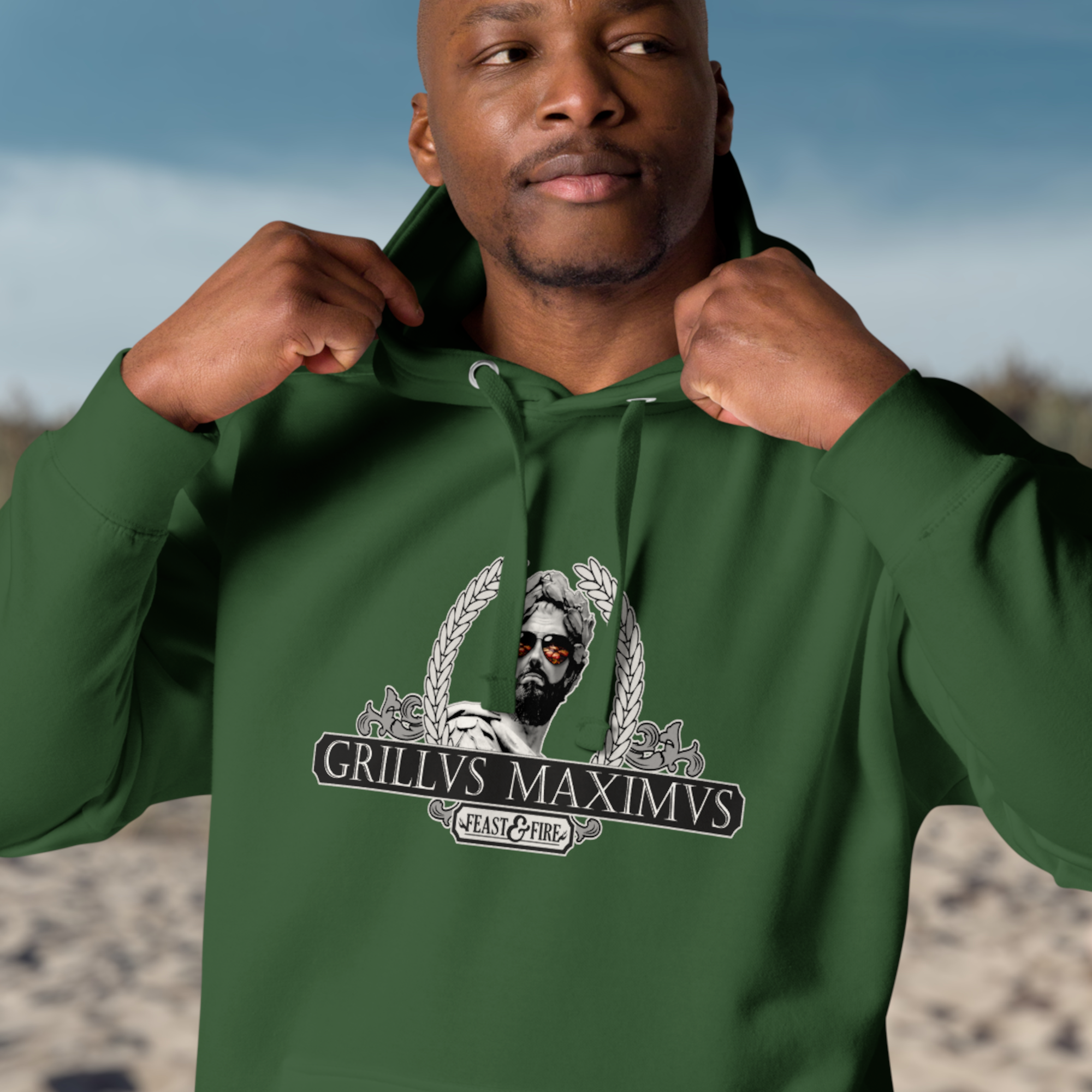 Hoodie - GRILLVS MAXIMVS BANNER & SCROLLS