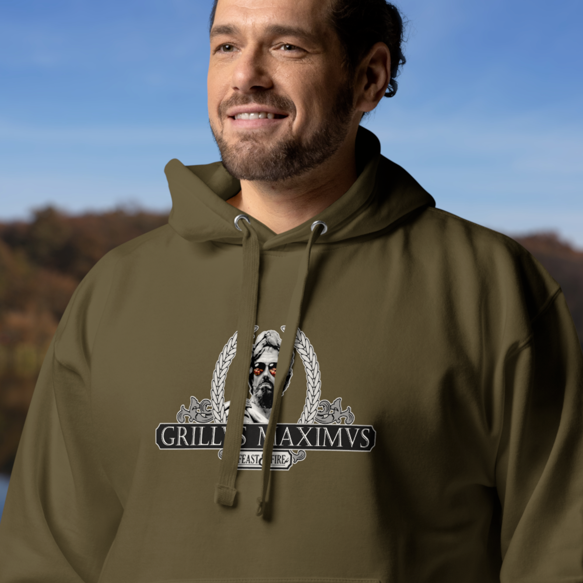 Hoodie - GRILLVS MAXIMVS BANNER & SCROLLS