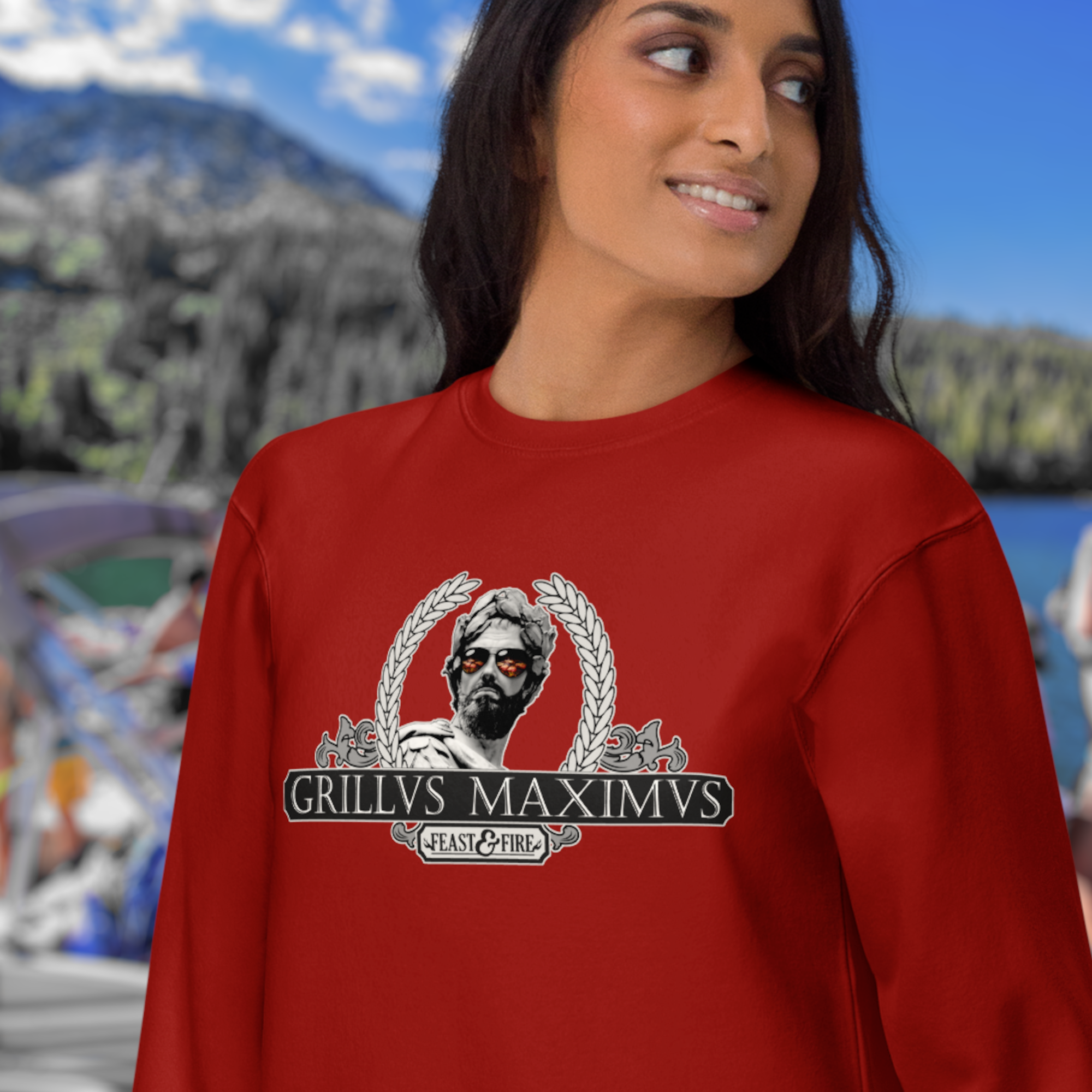 Sweatshirt - GRILLVS MAXIMVS BANNER & SCROLLS