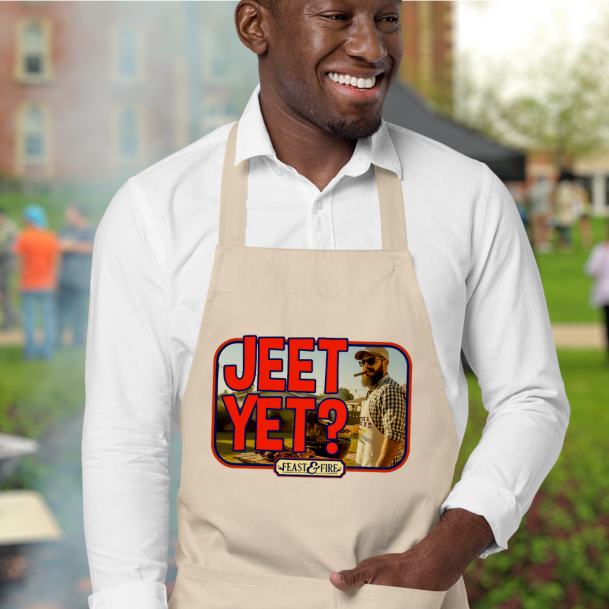 Organic Cotton Apron - JEET YET?