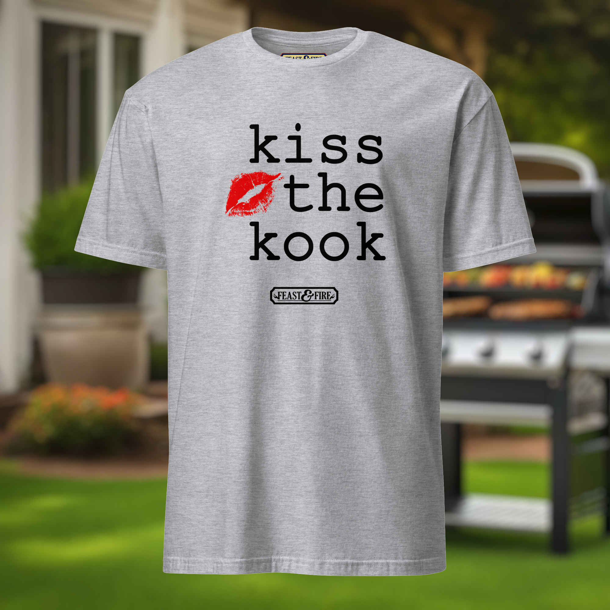 T-Shirt - KISS THE KOOK - BLACK TEXT