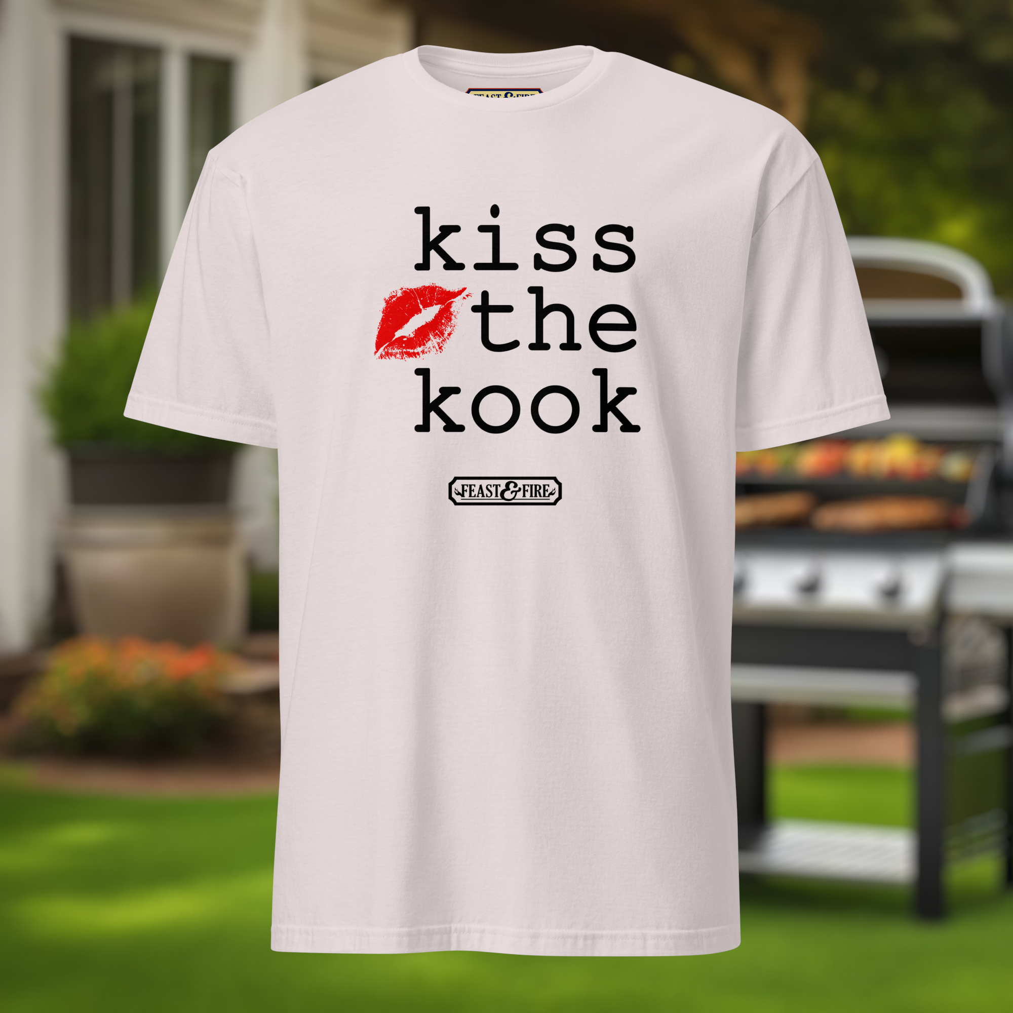 T-Shirt - KISS THE KOOK - BLACK TEXT