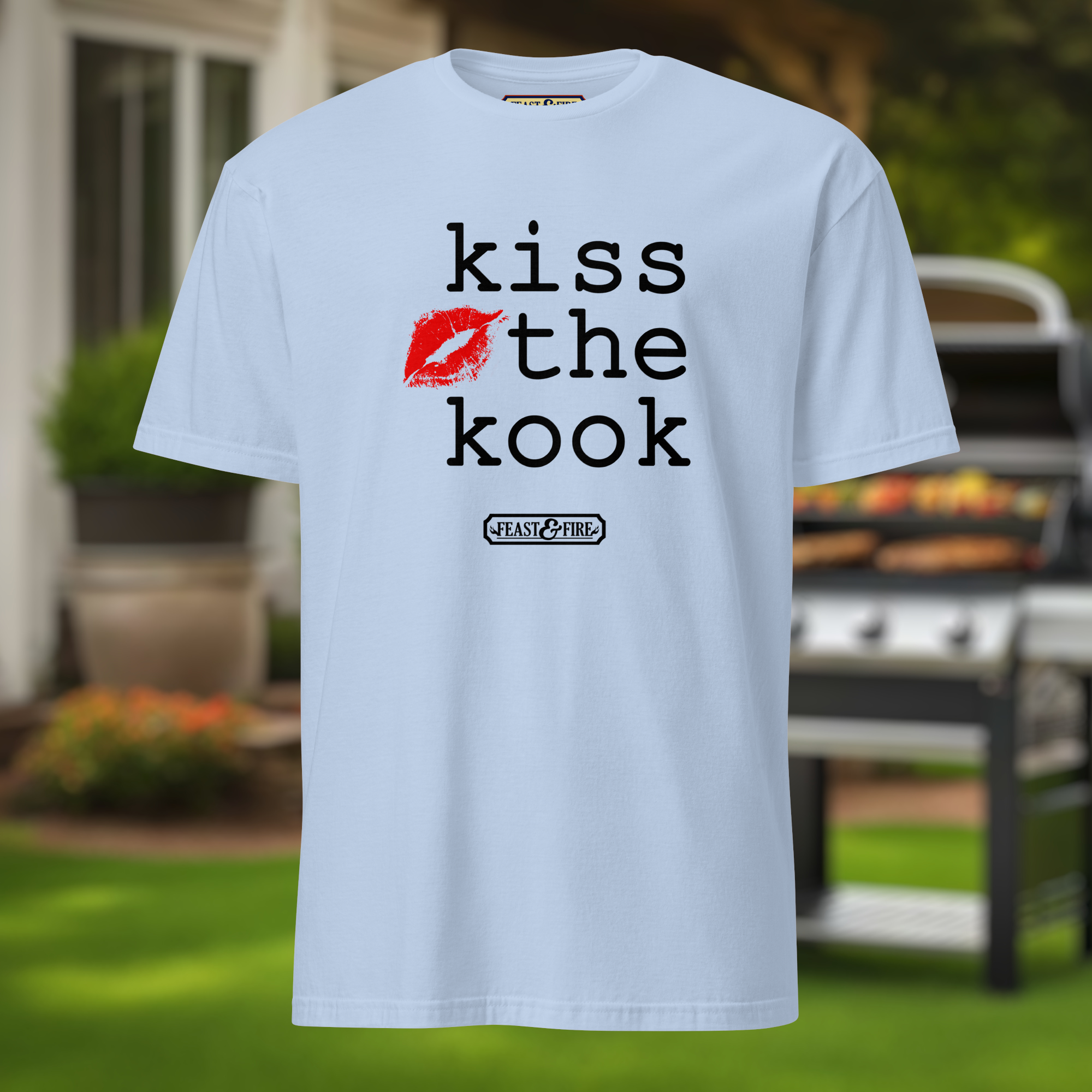 T-Shirt - KISS THE KOOK - BLACK TEXT