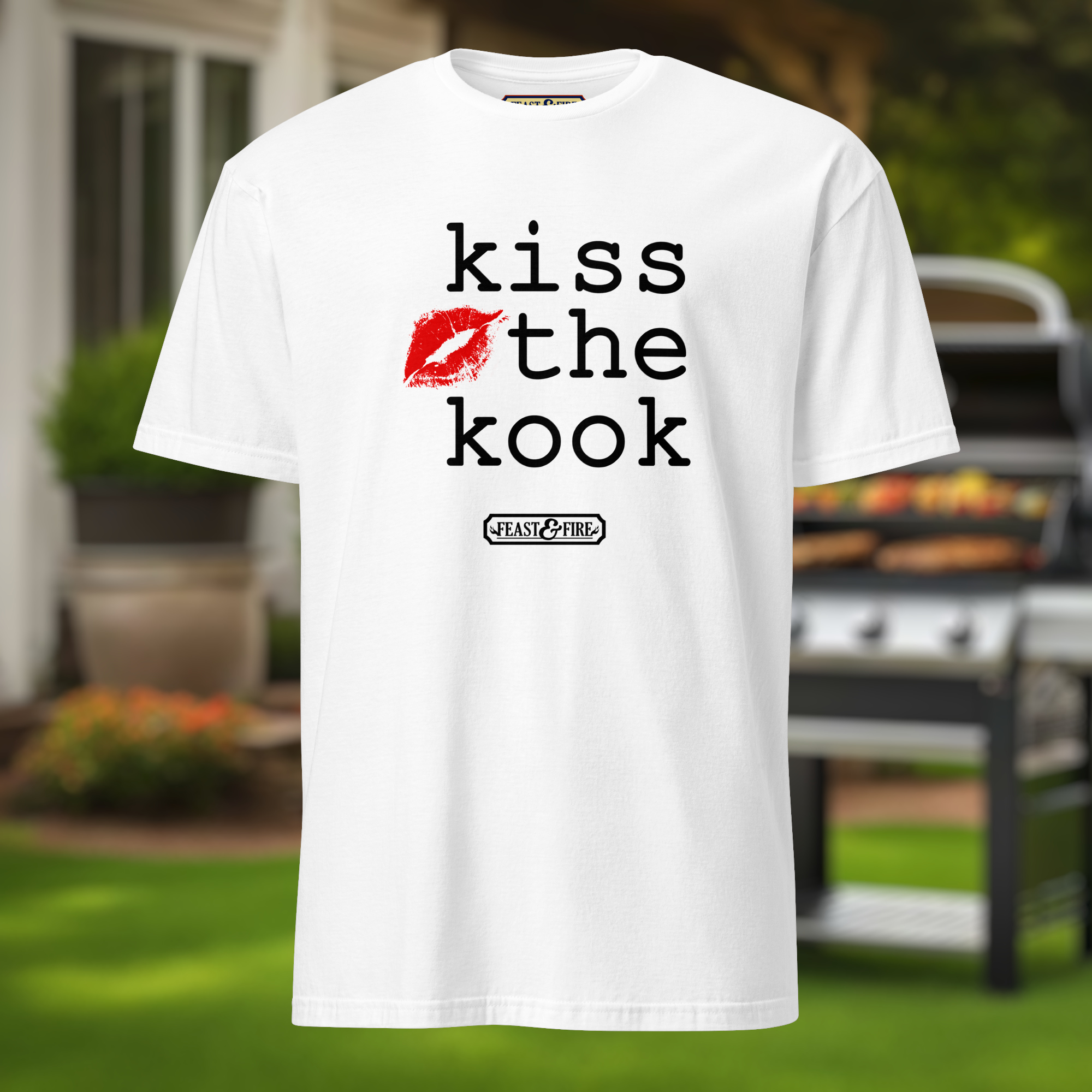 T-Shirt - KISS THE KOOK - BLACK TEXT