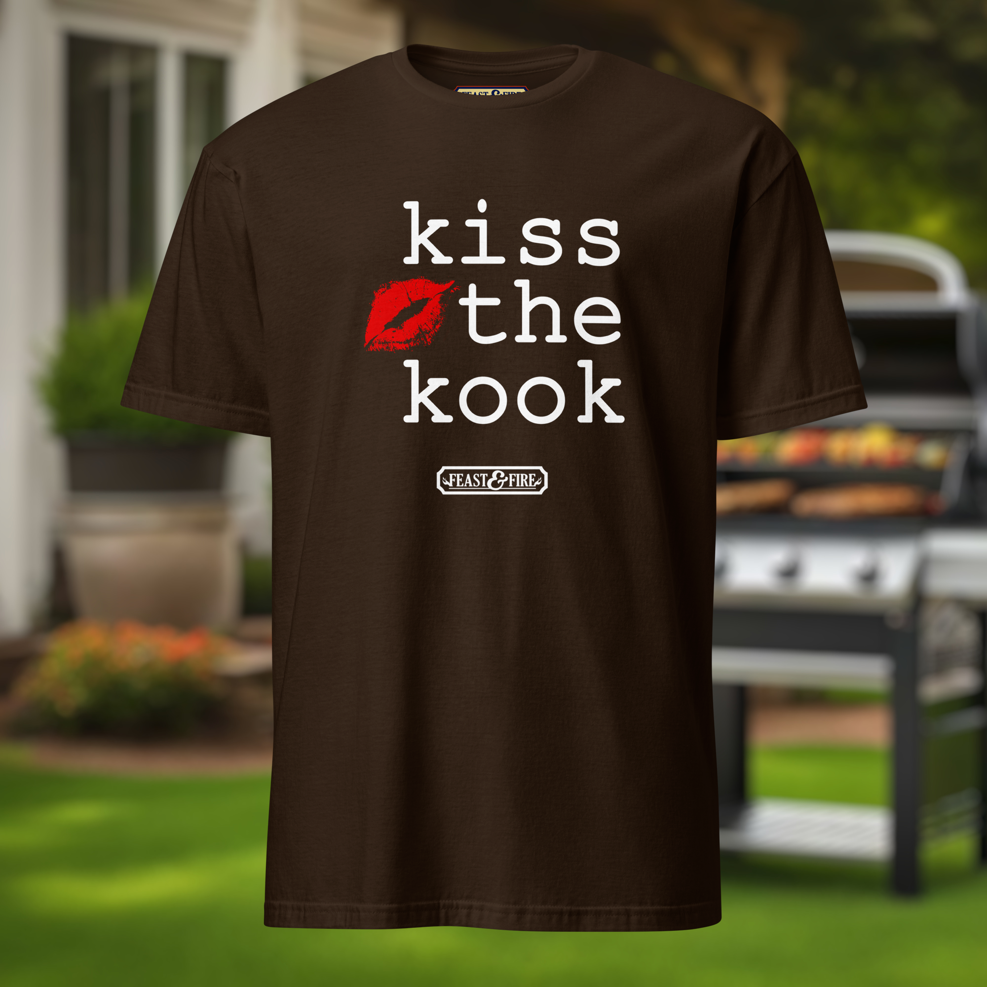 T-Shirt - KISS THE KOOK - WHITE TEXT