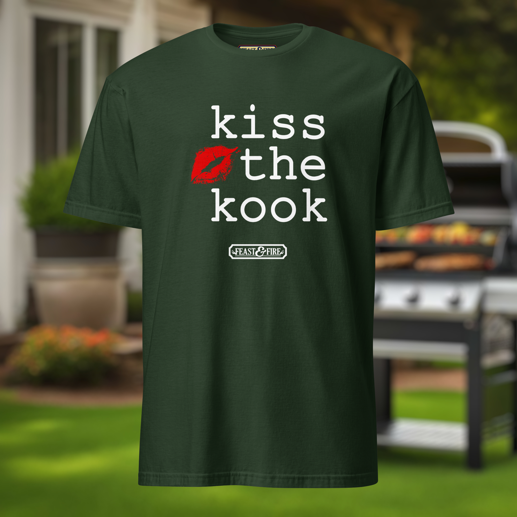 T-Shirt - KISS THE KOOK - WHITE TEXT