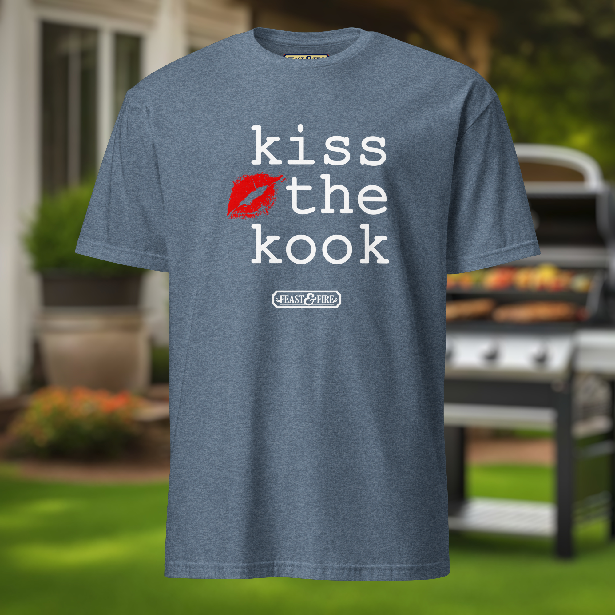 T-Shirt - KISS THE KOOK - WHITE TEXT
