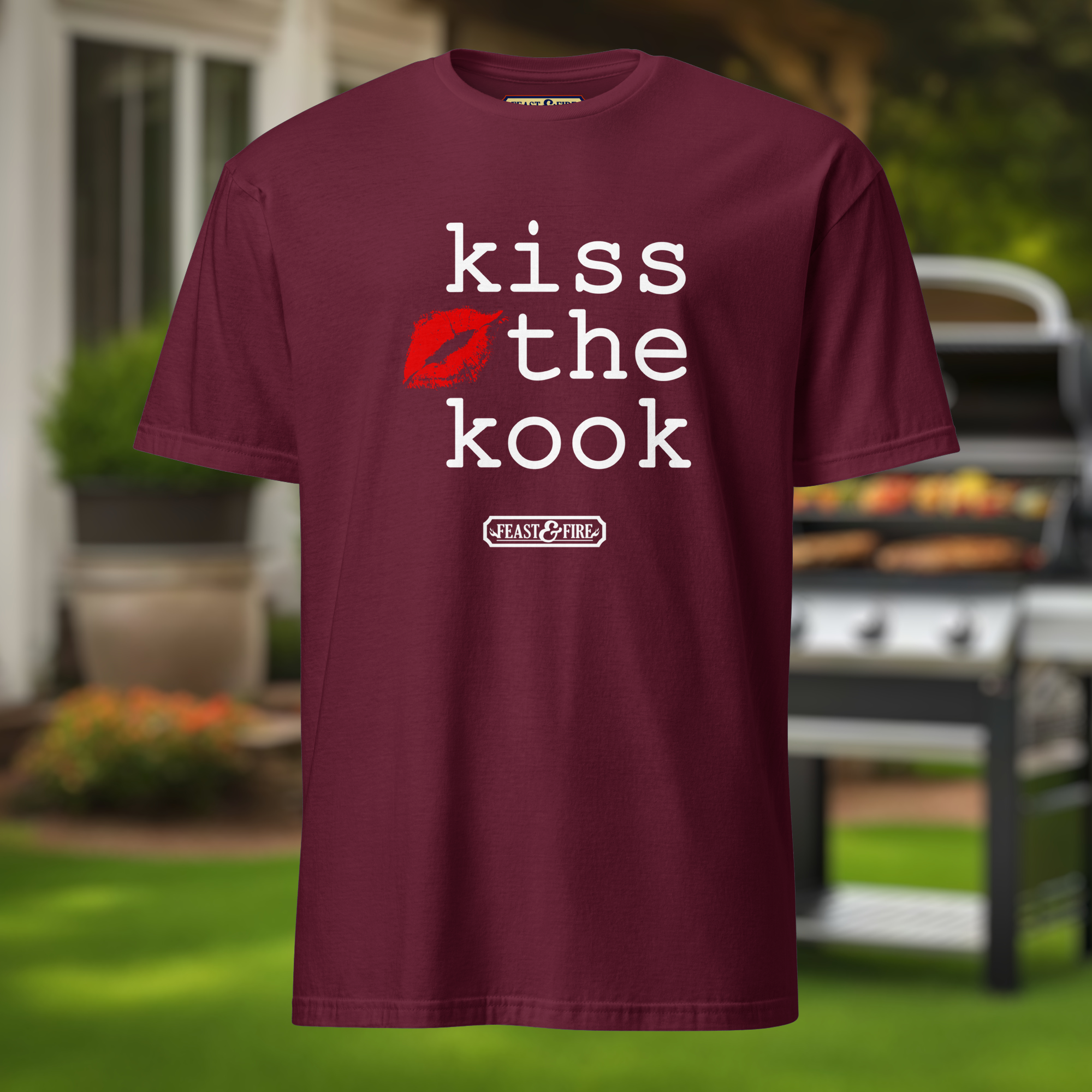 T-Shirt - KISS THE KOOK - WHITE TEXT