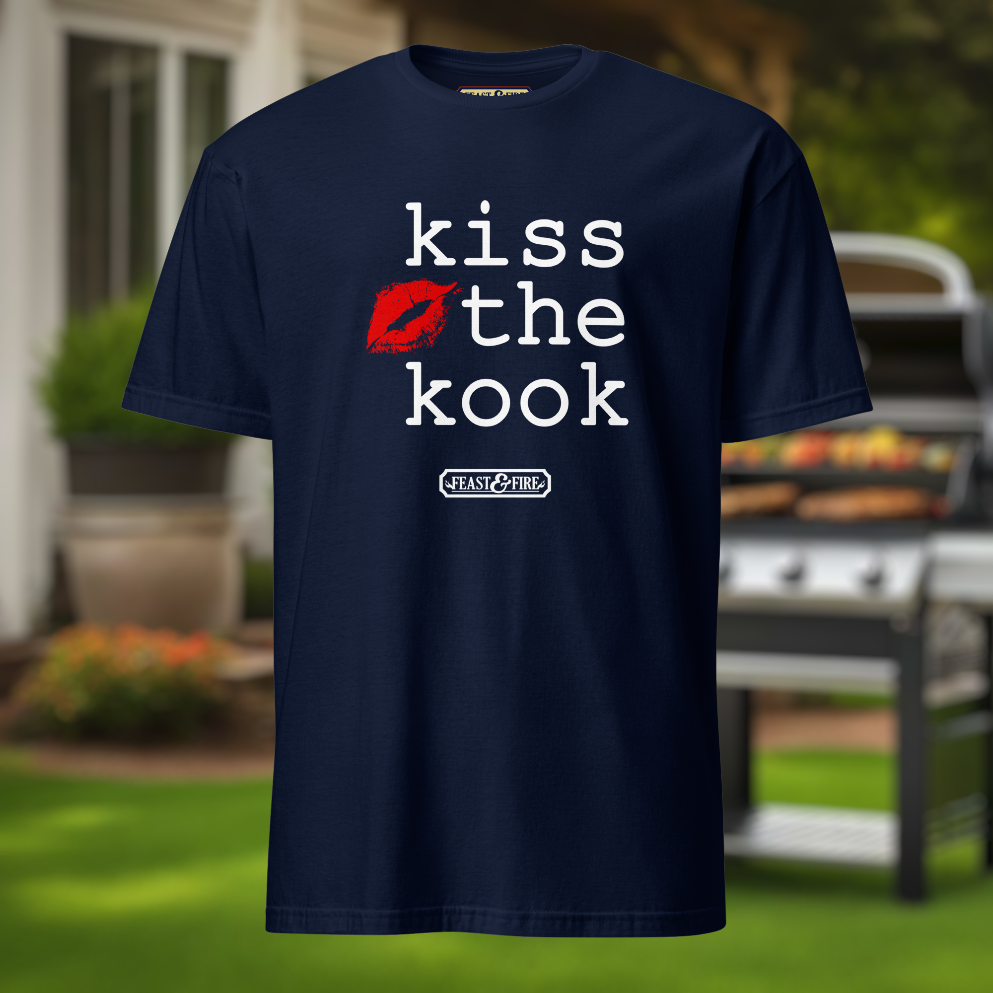 T-Shirt - KISS THE KOOK - WHITE TEXT