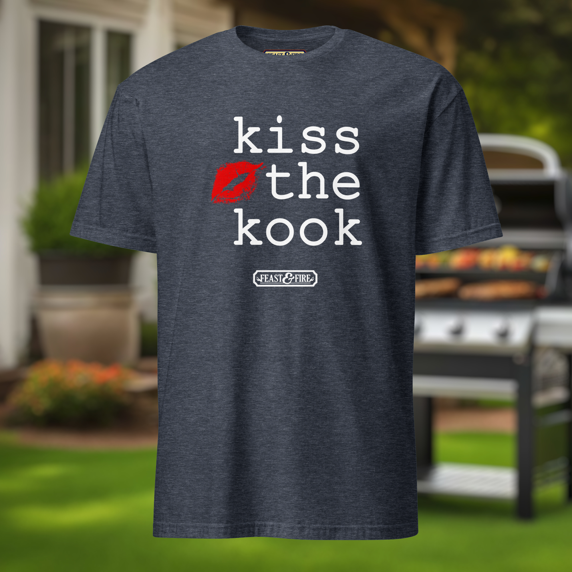 T-Shirt - KISS THE KOOK - WHITE TEXT