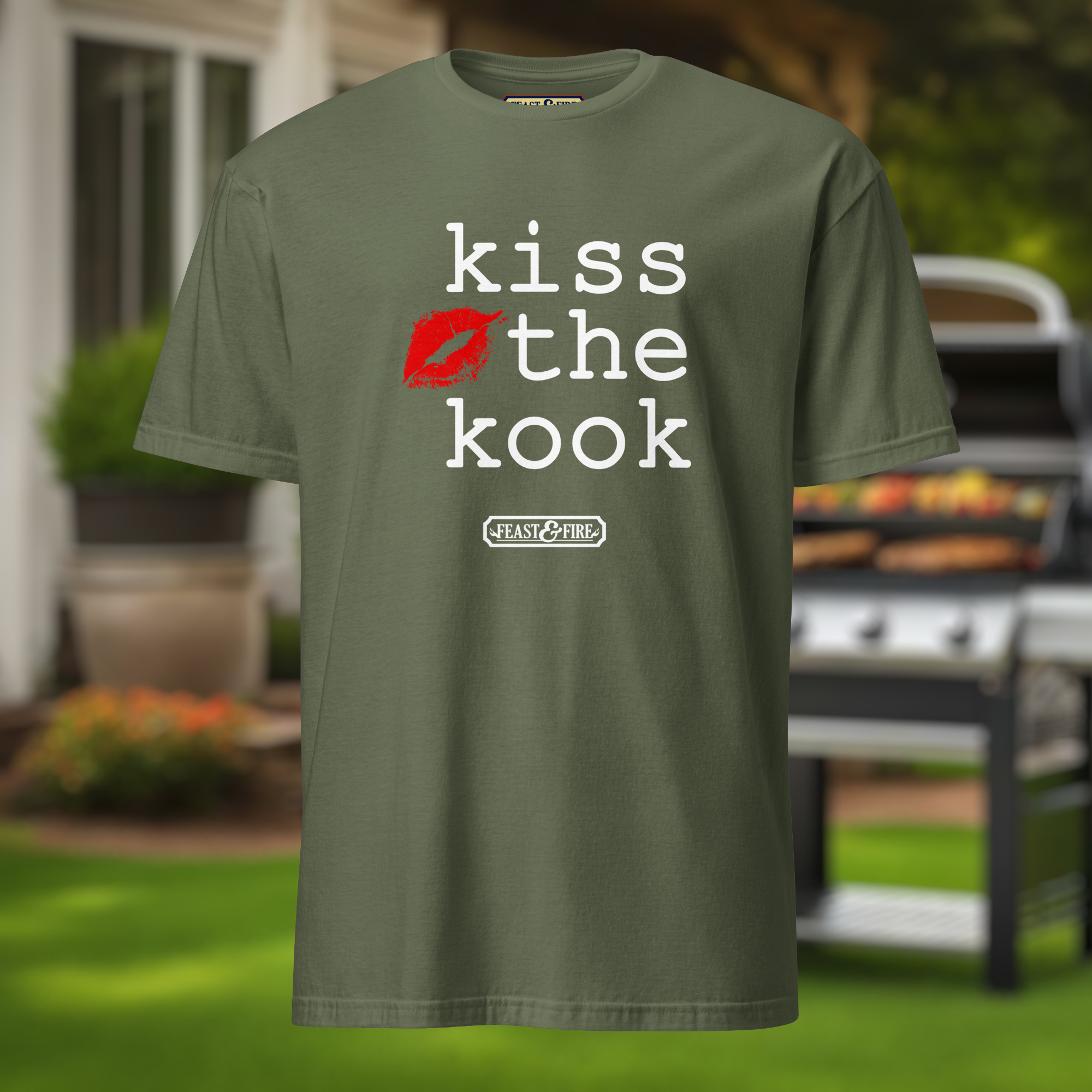 T-Shirt - KISS THE KOOK - WHITE TEXT