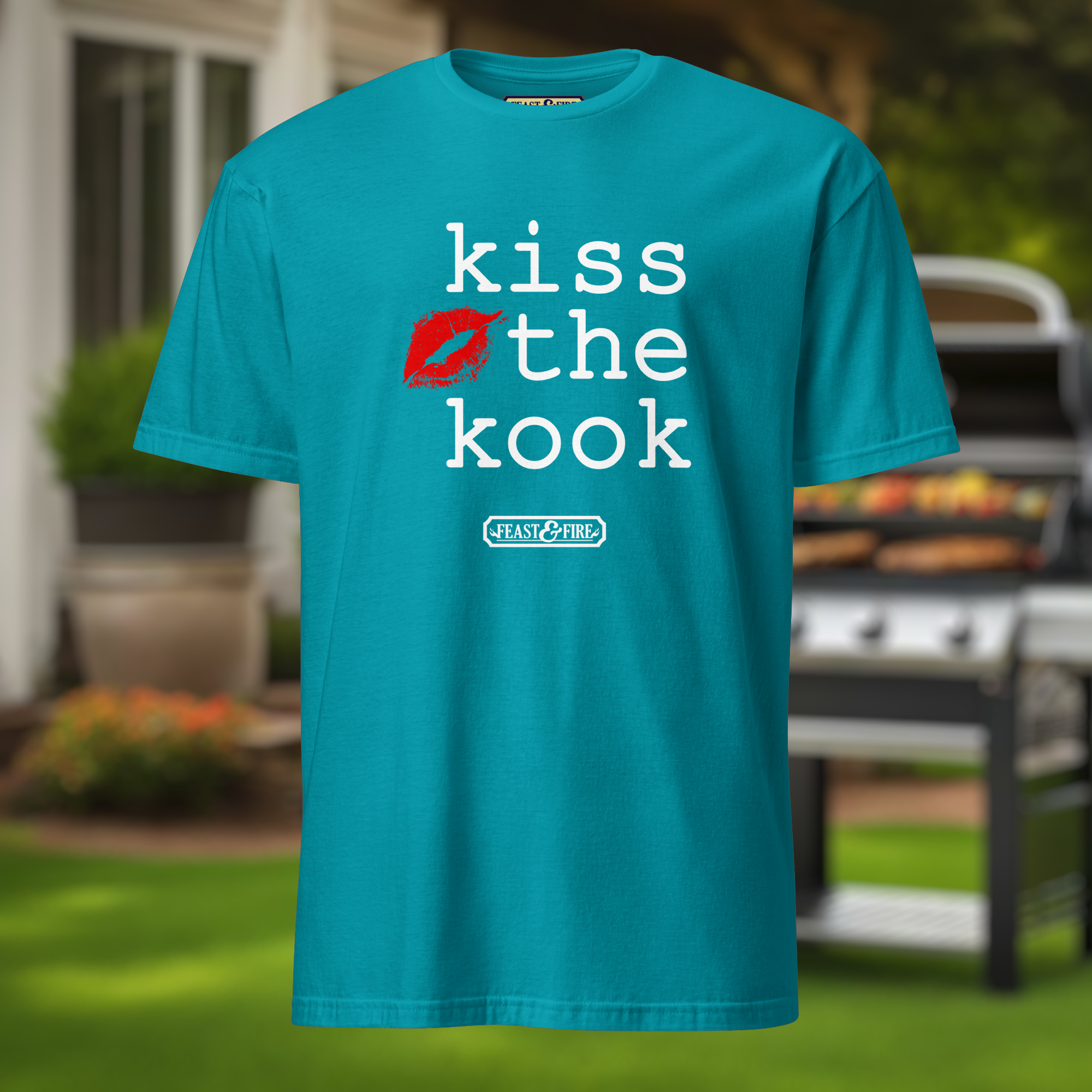 T-Shirt - KISS THE KOOK - WHITE TEXT