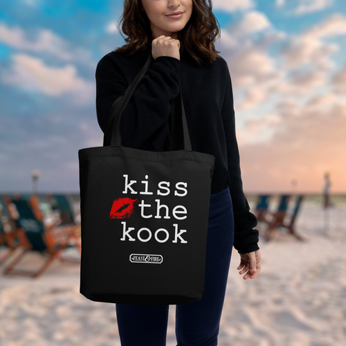 Eco Tote Bag - KISS THE KOOK BLACK