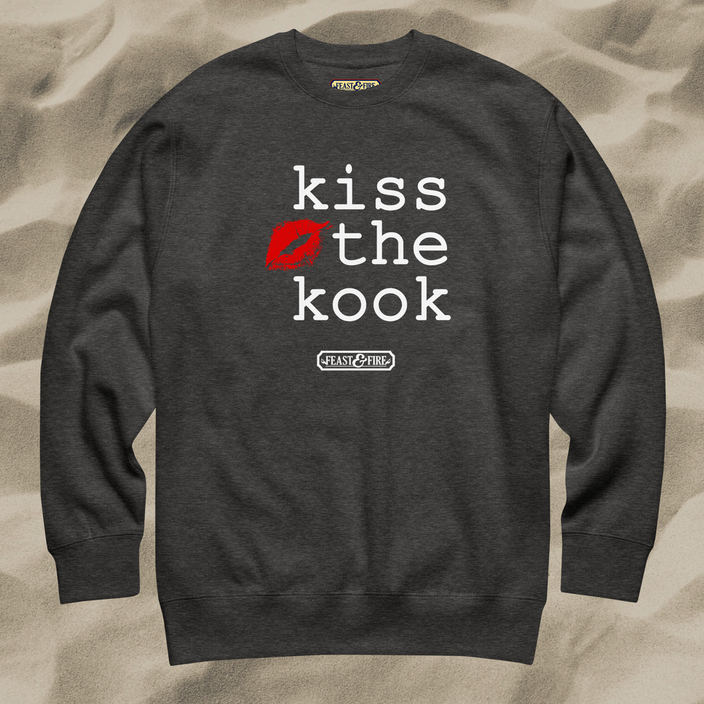 Sweatshirt - KISS THE KOOK - WHITE TEXT