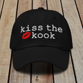 The Dad Hat - KISS THE KOOK - WHITE TEXT