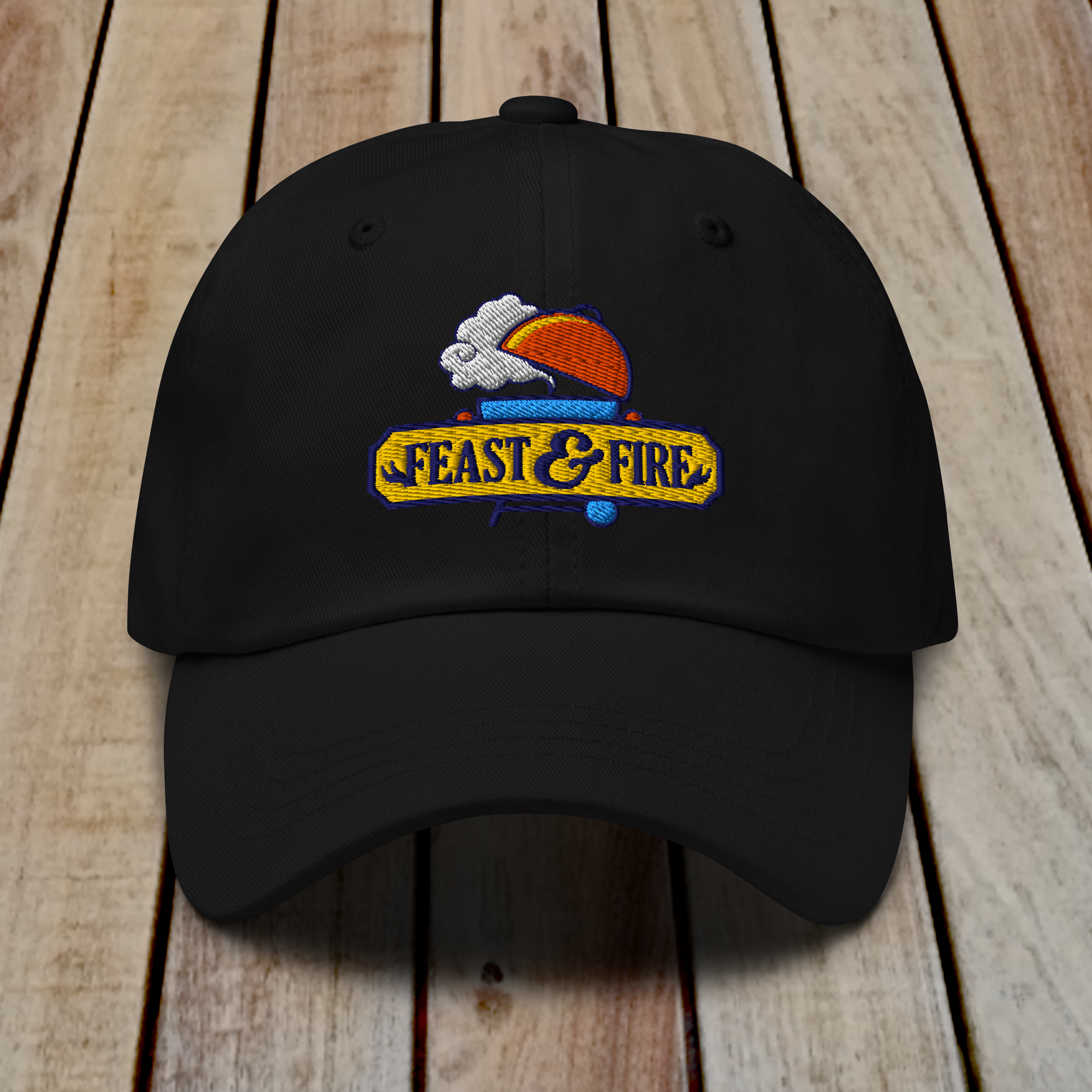 The Dad Hat - FEAST & FIRE LOGO